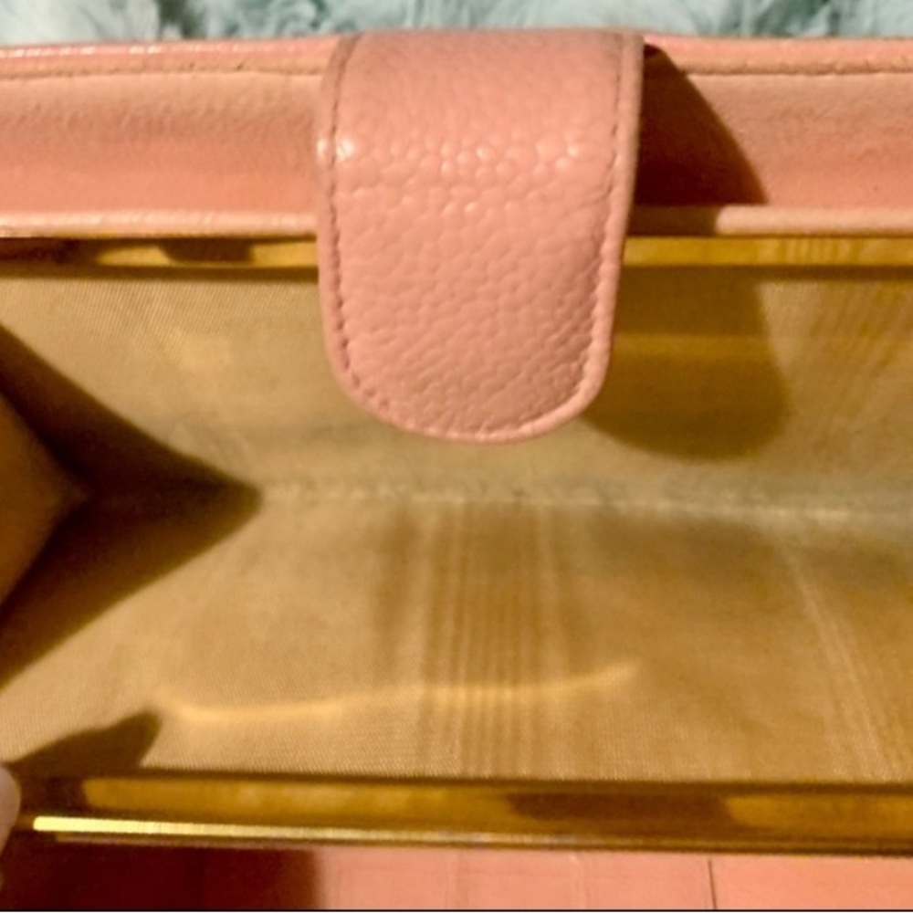 SOLD COA CHANEL Pink Caviar Leather Wallet Chanel pink wallet with Box - Picture 12 of 16